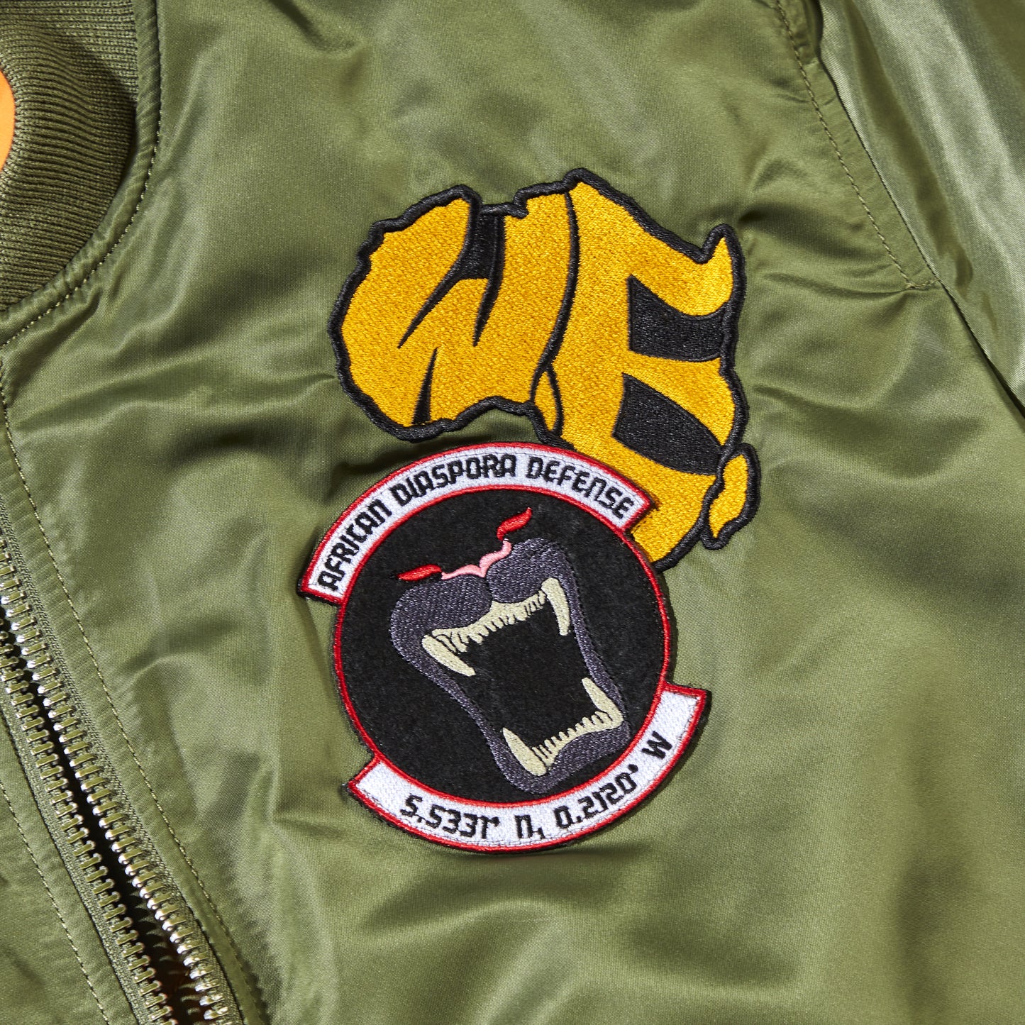 African Diaspora Defense MA-1 Bomber- Sage