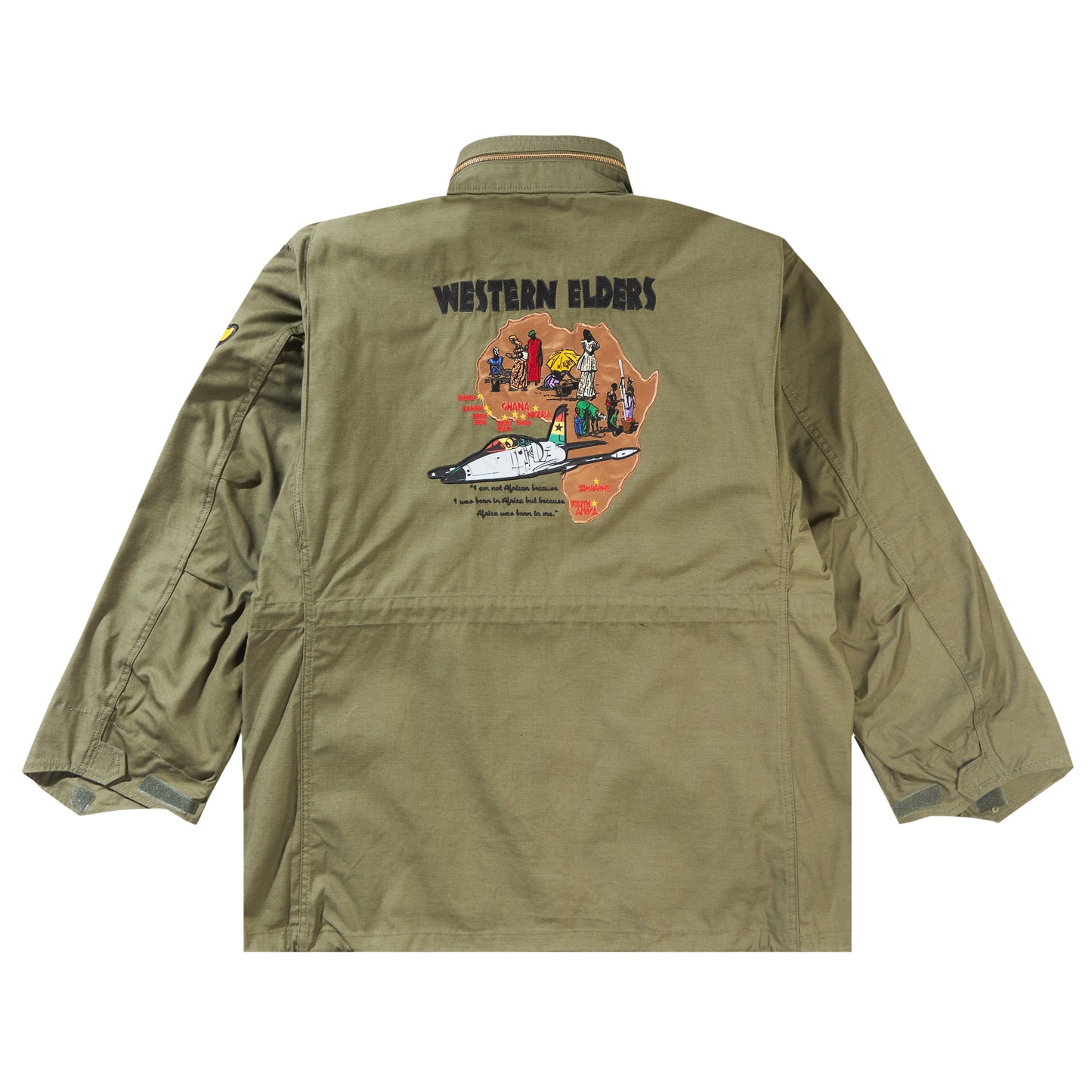 African Diaspora Defense M-65 Field Jacket- Sage