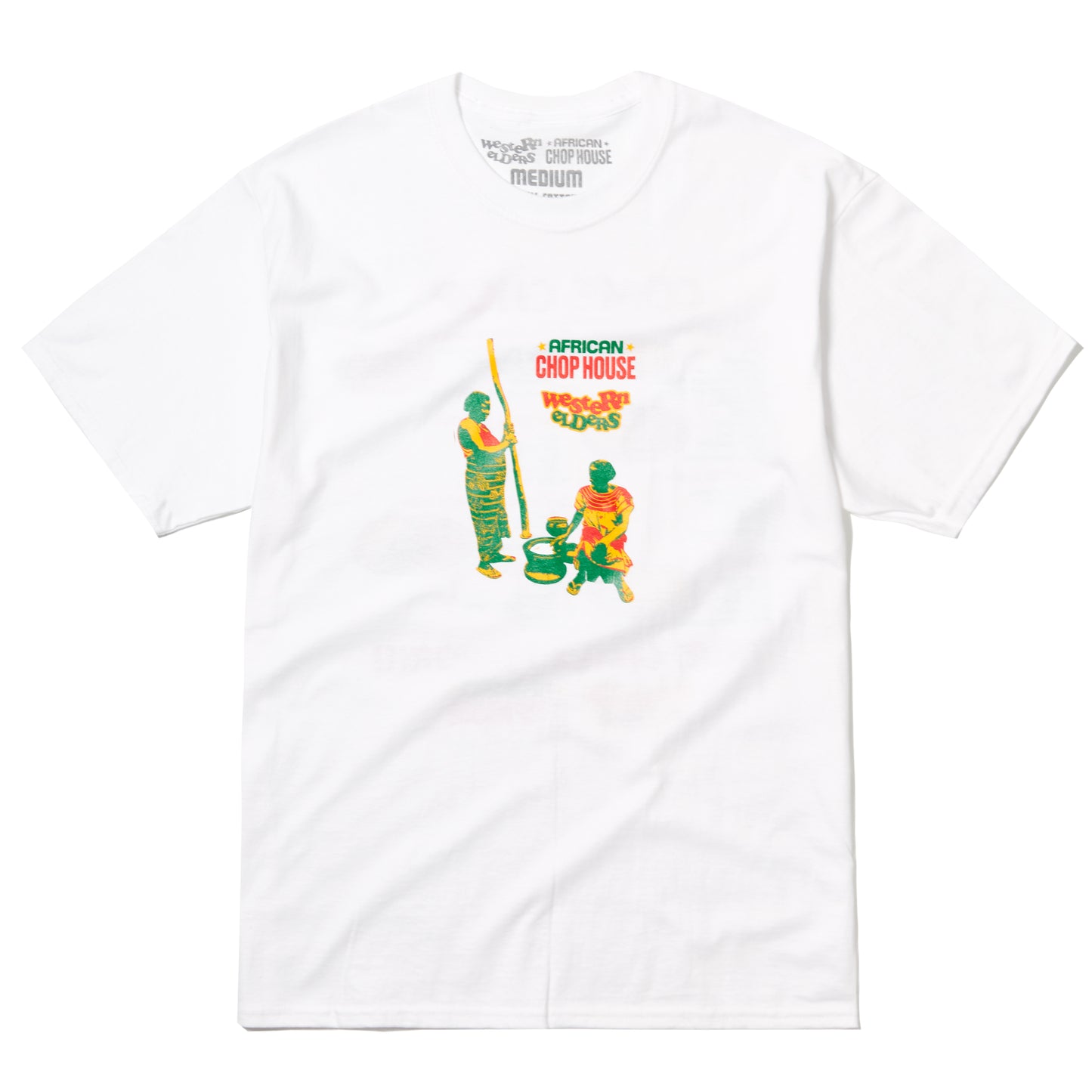 ACH x Western Elders True Ghana flavor tee- White