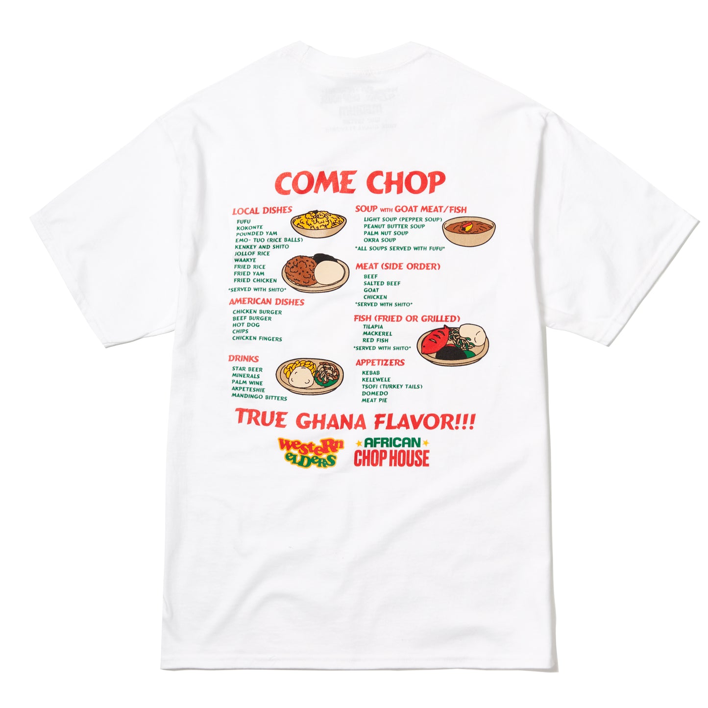 ACH x Western Elders True Ghana flavor tee- White