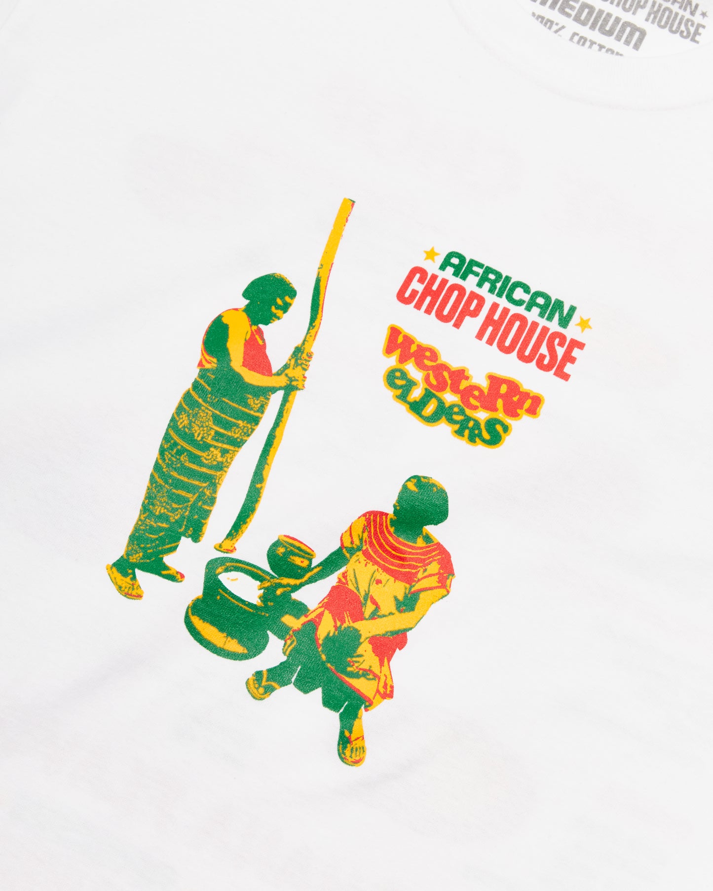 ACH x Western Elders True Ghana flavor tee- White