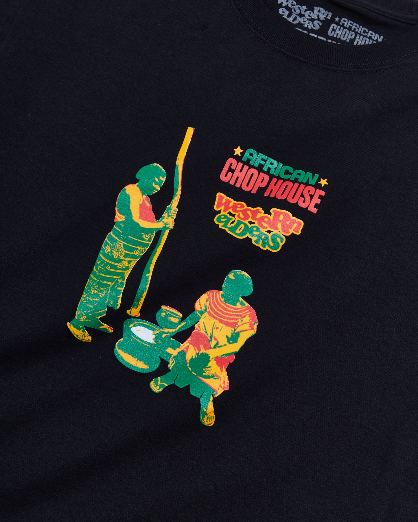 ACH x Western Elders True Ghana Flavor tee- Black