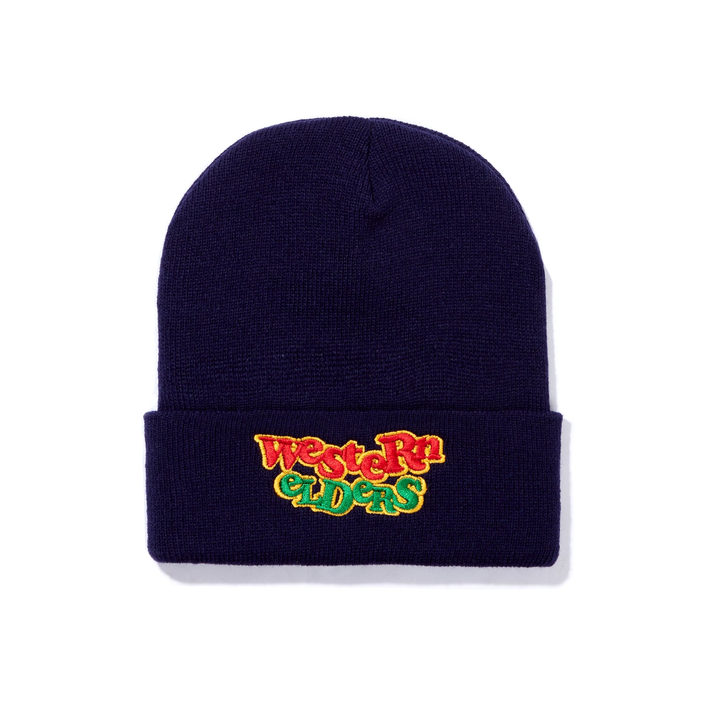 Playtime logo classic cuff beanie- Navy